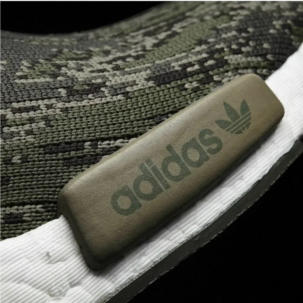 adidas NMD R1 Primeknit 'Utility Grey Camo' BZ0222 Rare Mens 13 US 12.5 UK 48 EU